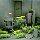 Illustration for article titled Concept Art Writing Prompt: The House of Green Cats
